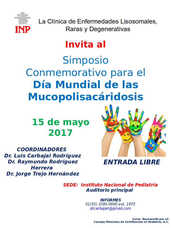 Simposio conmemorativo por el Día Mundial de las Mucopolisacaridosis 2017